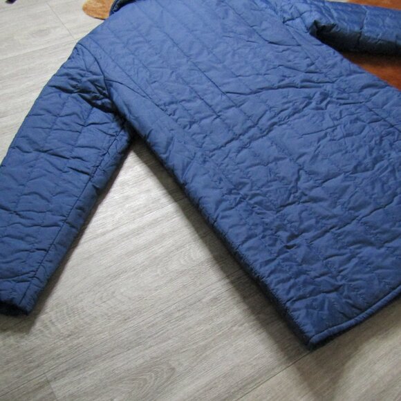 vintage burlington CFW collection puff coat blue with gold button - Picture 12 of 12